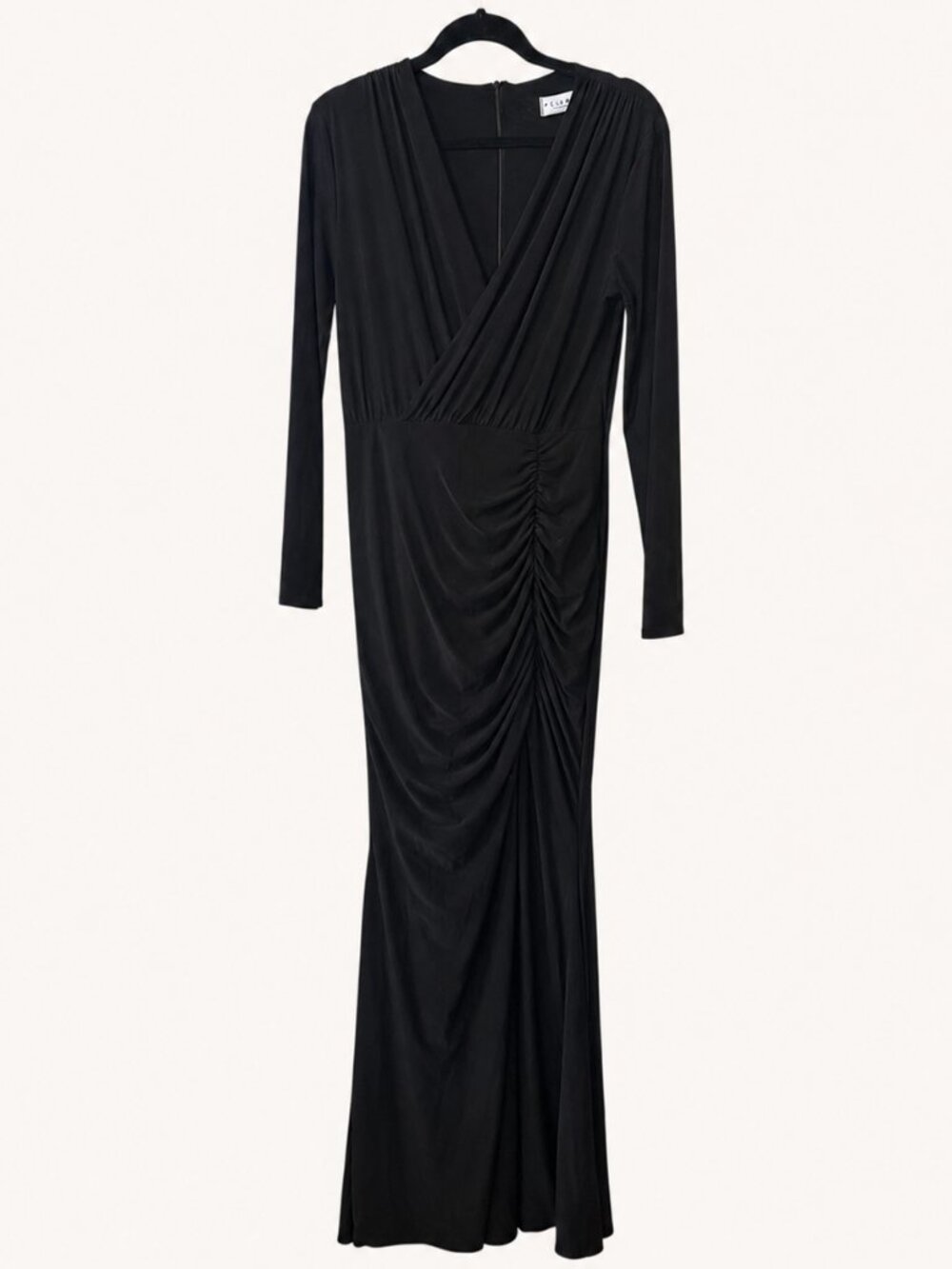 Club L London Unforgotten Ruched Maxi Dress